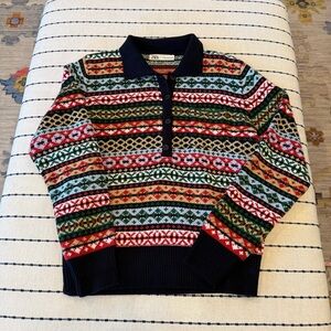 Zara Women’s Faire Isle Sweater